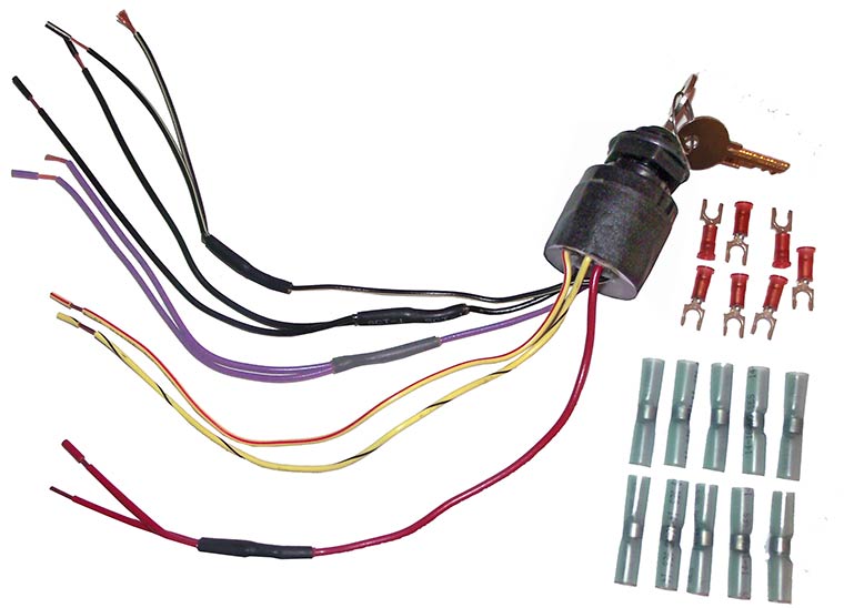 Mercury Marine Mercruiser OEM Ignition Switch With Key - 87-88107A5