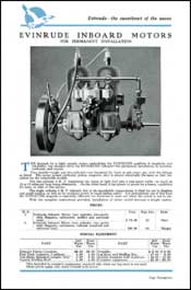 Evinrude 1919 3 & 5 HP inboard brochure
