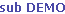 sub Demo