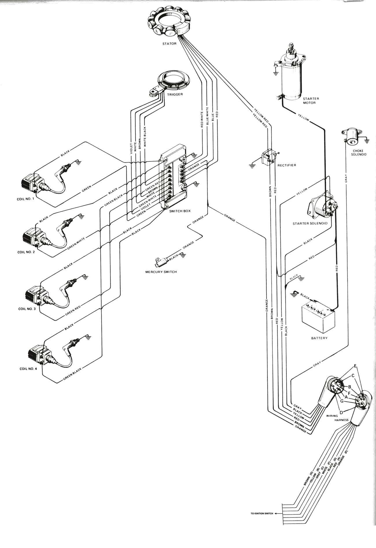 Mercury Outboard Wiring Diagrams Mastertech Marine